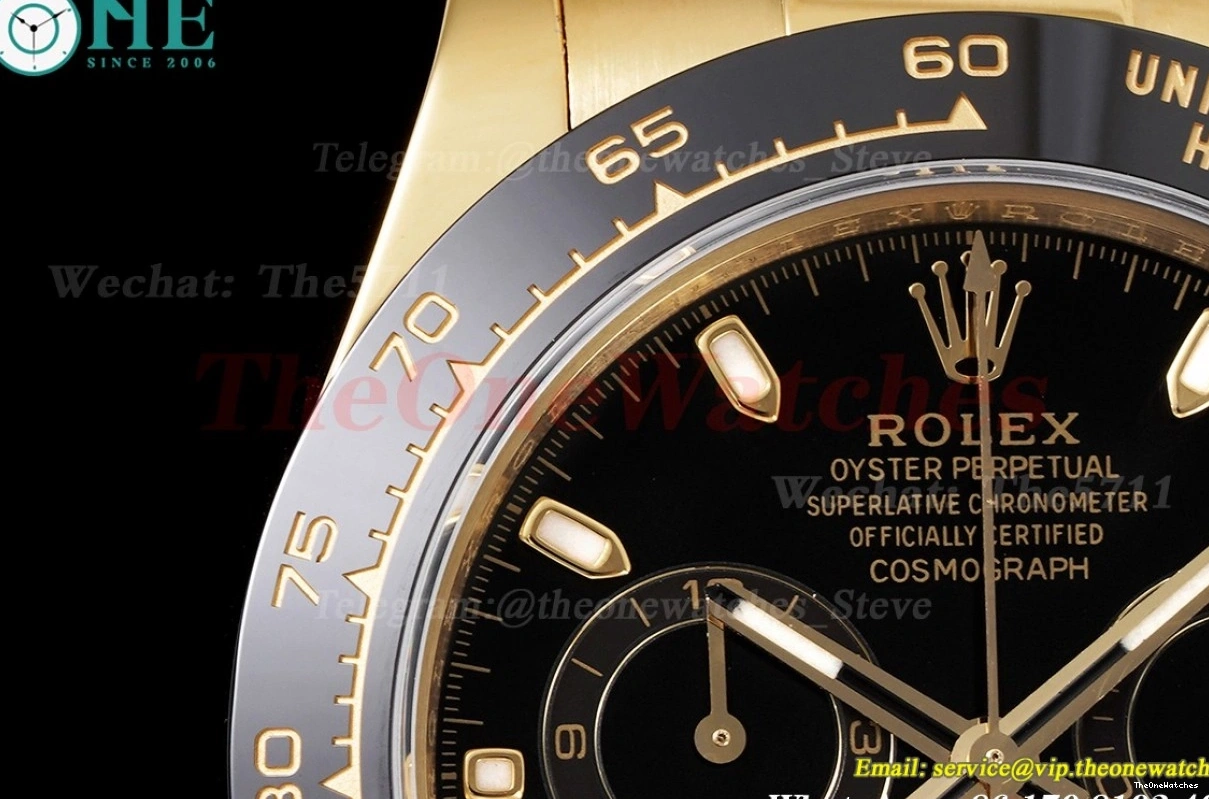 YG KING RU Daytona 116518 Dial 40mm Black SA4130 0323